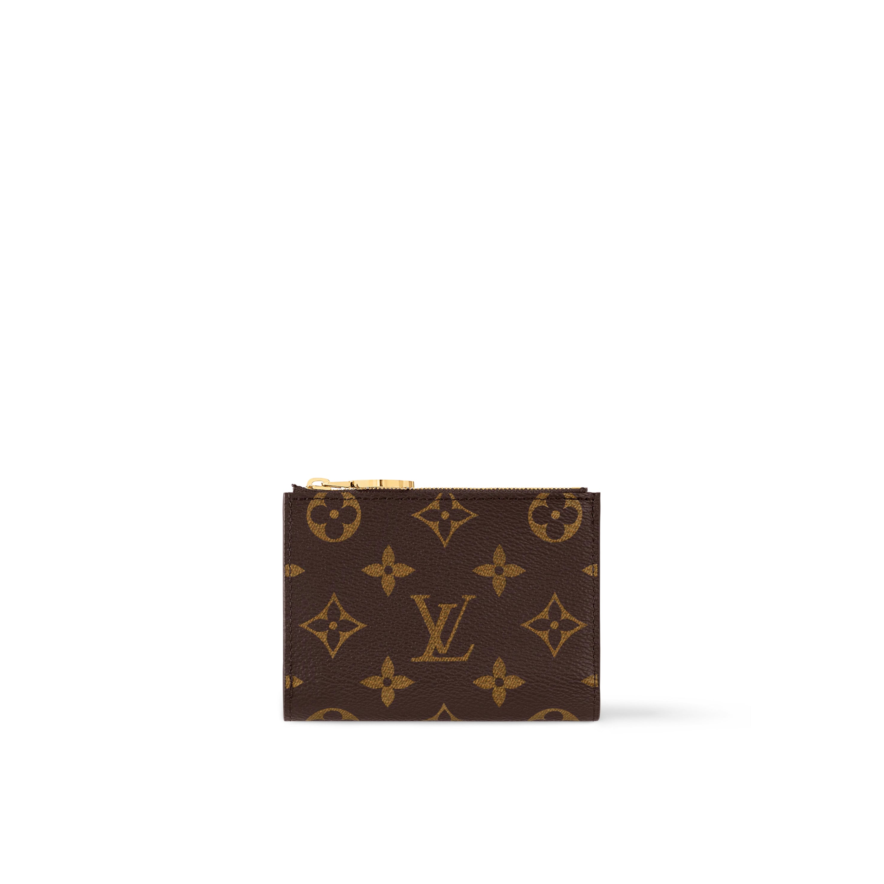 LOUIS VUITTON - LISA COMPACT WALLET MONOGRAM CANVAS BROWN/GRENADE