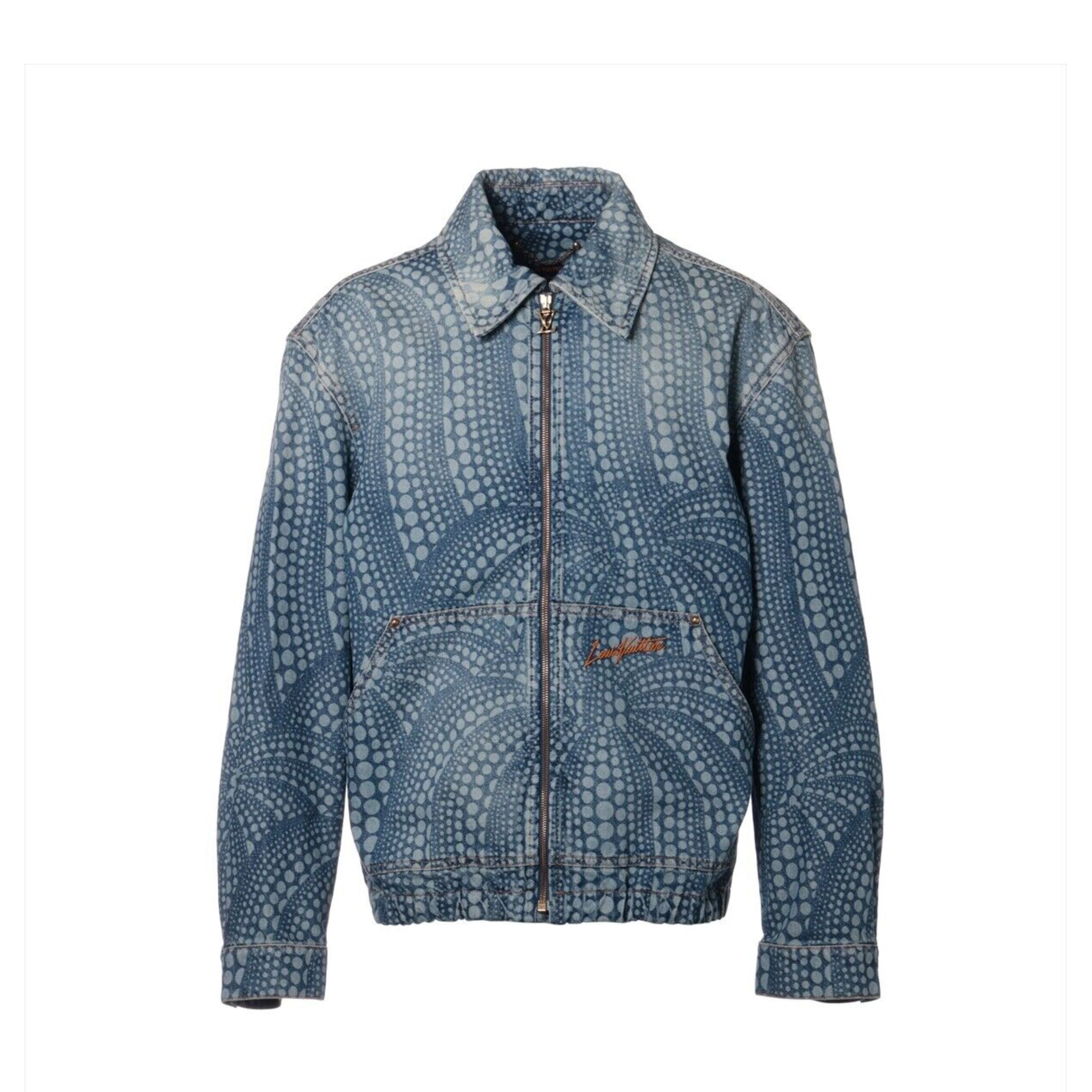 LOUIS VUITTON x Yayoi Kusama Denim Jacket "All Over Pumpkin"